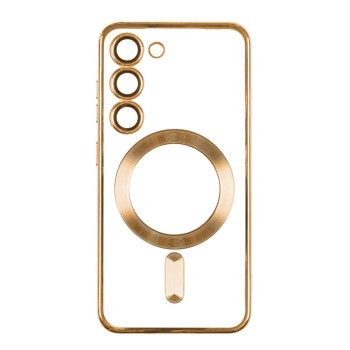 Чехол TPU Metallic Full Camera with Magsafe для Samsung Galaxy S23 Ultra (S918)