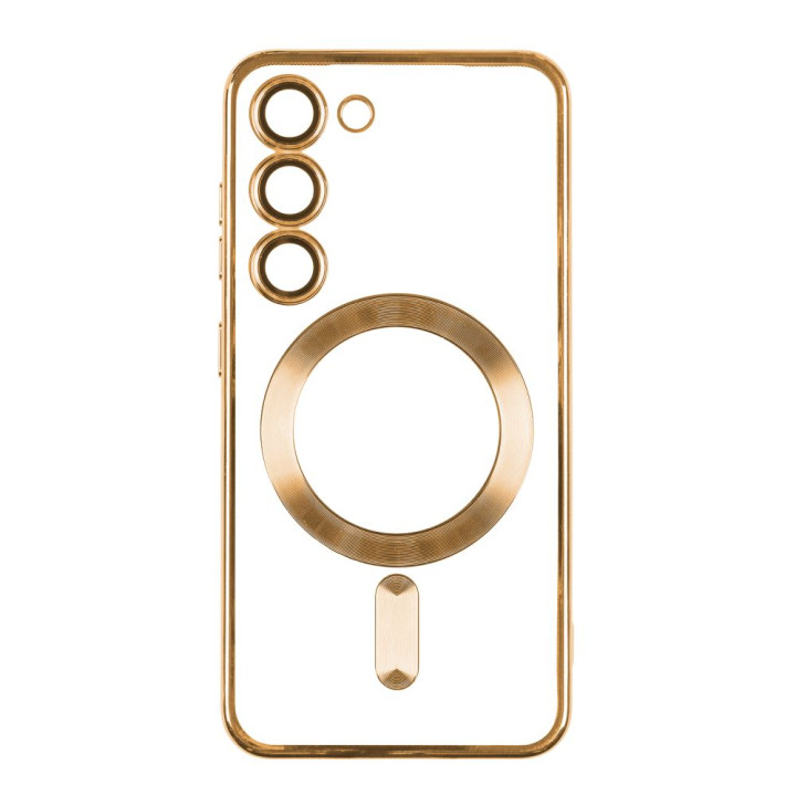 Чехол TPU Metallic Full Camera with Magsafe для Samsung Galaxy S23 Ultra (S918)