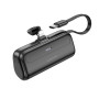 Повербанк Borofone BJ41 Pocket iP with cable Type C 5000mAh Черный - фото 3