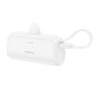 Повербанк Borofone BJ41 Pocket iP with cable Type C 5000mAh Белый