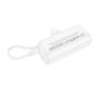 Повербанк Borofone BJ41 Pocket iP with cable Type C 5000mAh Белый - фото 2