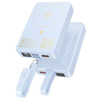 Повербанк Hoco Q24 Elegant 22.5W+PD20W with cable and magnetic 10000mAh
