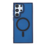 Чехол TPU+PC Space Magnetic Color with Magsafe для Samsung S23 Ultra 5G (S918) Темно-Синий