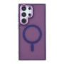 Чехол TPU+PC Space Magnetic Color with Magsafe для Samsung S23 Ultra 5G (S918) Темно-Фиолетовый - фото 2
