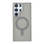 Чехол TPU+PC Space Magnetic Color with Magsafe для Samsung S23 Ultra 5G (S918) Серый - фото 3