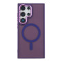 Чехол TPU+PC Space Magnetic Color with Magsafe для Samsung S24 Ultra 5G (S928) Темно-Фиолетовый - фото 3