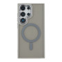 Чехол TPU+PC Space Magnetic Color with Magsafe для Samsung S24 Ultra 5G (S928) Серый - фото 4
