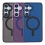 Чехол TPU+PC Space Magnetic Color with Magsafe для Samsung S24 FE 5G (S721) Фиолетовый - фото 5