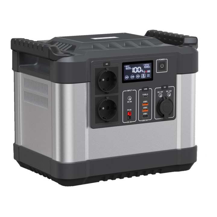 Зарядная станция LiPower G1000L-S, 1000W, 1008Wh, QC, PD 60W, DC, Fast charge, LiFePO4