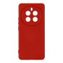 Чехол Silicone Cover Full Camera (A) для Realme 12 Pro/12 Pro+ Красный - фото 2