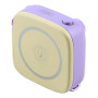 Повербанк XO PR223 Magnetic 15W mini camera digital display 10000mAh Фиолетовый+белый - фото 6