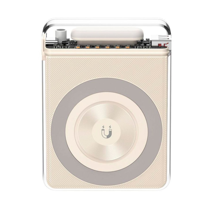 Повербанк XO PR226 Mini Transparent Magnetic Absorption 15W 10000mAh