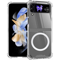 Чохол TPU Clear Case with MagSafe для Samsung Galaxy Z Flip6 (F741)
