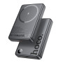 Повербанк Hoco Q34 Clever PD20W magnetic with digital display 10000mAh Серый - фото 3