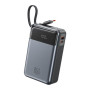 Повербанк XO PR267 65W with 65W Type-C two-way charging cable 20000 mAh Серый
