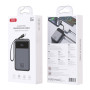 Повербанк XO PR267 65W with 65W Type-C two-way charging cable 20000 mAh Серый - фото 4