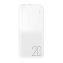УМБ XO PR252 Lighted Mobile Power 20000 mAh Білий