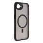 Чехол TPU+PC Anti Drop Full Camera with MagSafe для iPhone 16e Черный - фото 4