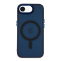 Чехол TPU+PC Space Magnetic Color with Magsafe для iPhone 16e Темно-Синий - фото 3