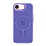 Чехол TPU+PC Space Magnetic Color with Magsafe для iPhone 16e Фиолетовый - фото 7