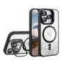 Чехол TPU+PC+Metal Stand Case with MagSafe and Camera Lenses для iPhone 16 Pro Max  - фото 11