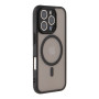 Чехол TPU+PC Anti Drop Full Camera with MagSafe для iPhone 16 Pro Max Черный - фото 4