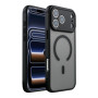 Чехол TPU+PC Anti Drop Full Camera with MagSafe-C для iPhone 17 Pro Max Черный - фото 5