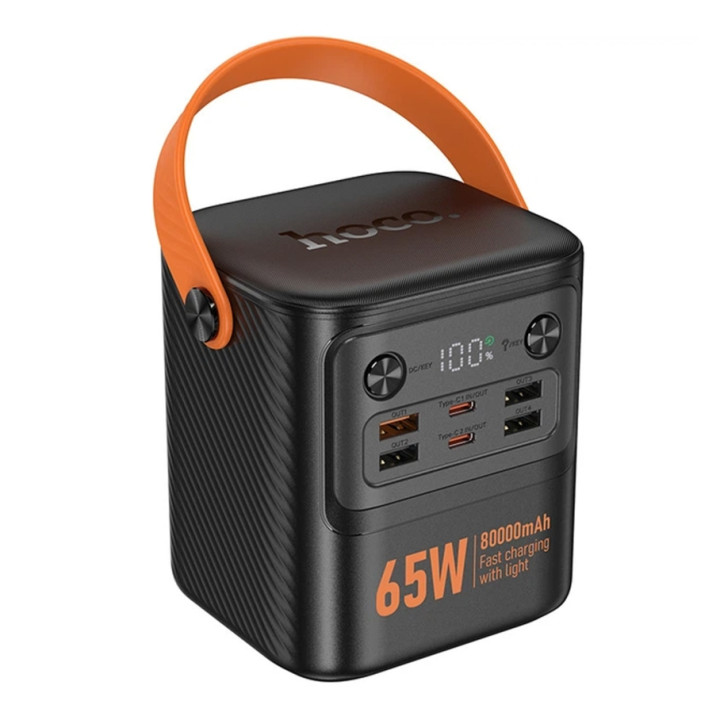Повербанк Hoco J152 Pro Tough PD65W+light 80000mAh