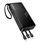 УМБ Hoco J156A Founder 22.5W+PD20W fully compatible power bank with four cables 20000mAh Чорний - фото 3