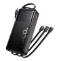 УМБ Hoco J156A Founder 22.5W+PD20W fully compatible power bank with four cables 20000mAh Чорний - фото 4