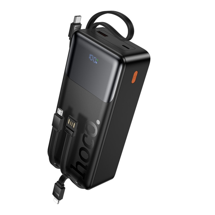 УМБ Hoco J156B Founder 22.5W+PD20W fully compatible power bank with four cables 30000mAh