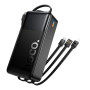 УМБ Hoco J156B Founder 22.5W+PD20W fully compatible power bank with four cables 30000mAh Чорний - фото 4