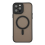 Чехол TPU+PC Magnetic Matte Camera Lens with Magsafe для iPhone 12 Pro Черный - фото 4