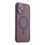 Чехол TPU+PC Magnetic Matte Camera Lens with Magsafe для iPhone 12 Pro  - фото 5