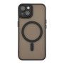 Чехол TPU+PC Magnetic Matte Camera Lens with Magsafe для iPhone 13 Черный