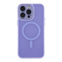 Чехол TPU+PC Magnetic Matte Camera Lens with Magsafe для iPhone 13 Pro Max Фиолетовый - фото 3