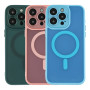 Чехол TPU+PC Magnetic Matte Camera Lens with Magsafe для iPhone 15 Pro Max  - фото 14