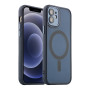 Чехол TPU+PC Magnetic Matte Camera Lens with Magsafe для iPhone 12  - фото 9
