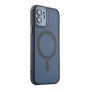 Чехол TPU+PC Magnetic Matte Camera Lens with Magsafe для iPhone 12  - фото 5