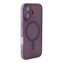 Чехол TPU+PC Magnetic Matte Camera Lens with Magsafe для iPhone 16  - фото 8