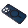 Чехол TPU+PC Magnetic Matte Camera Lens with Magsafe для iPhone 16 Pro  - фото 11