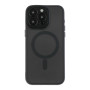Чехол TPU+PC Magnetic Matte Camera Lens with Magsafe для iPhone 15 Черный