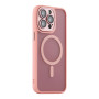 Чехол TPU+PC Magnetic Matte Camera Lens with Magsafe для iPhone 15 Pro  - фото 9