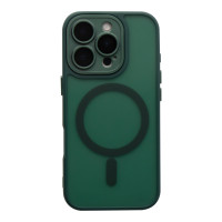 Чехол TPU+PC Magnetic Matte Camera Lens with Magsafe для iPhone 16 Pro Max