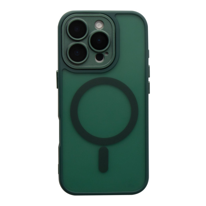 Чехол TPU+PC Magnetic Matte Camera Lens with Magsafe для iPhone 16 Pro Max