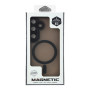 Чехол TPU+PC Magnetic Matte Camera Lens with Magsafe для Samsung Galaxy S24 5G (S921) Черный - фото 6
