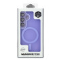 Чехол TPU+PC Magnetic Matte Camera Lens with Magsafe для Samsung Galaxy S24 5G (S921) Фиолетовый - фото 8