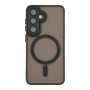 Чехол TPU+PC Magnetic Matte Camera Lens with Magsafe для Samsung Galaxy S24 5G (S921) Черный