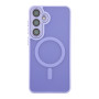 Чехол TPU+PC Magnetic Matte Camera Lens with Magsafe для Samsung Galaxy S24+ 5G (S926) Фиолетовый - фото 3