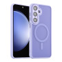 Чехол TPU+PC Magnetic Matte Camera Lens with Magsafe для Samsung Galaxy S24 FE 5G (S721) Фиолетовый - фото 5
